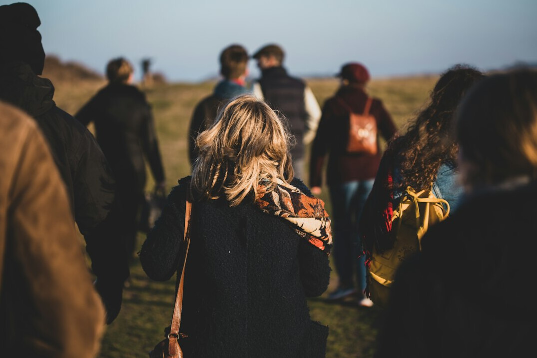 group walking meeting